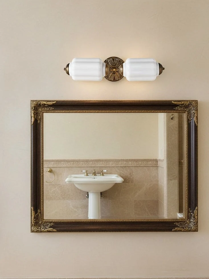 Vintage Glazen Wandlamp Horizontaal Model Eloise Lichtbron voor Woonkamer en Gang | Sansoti