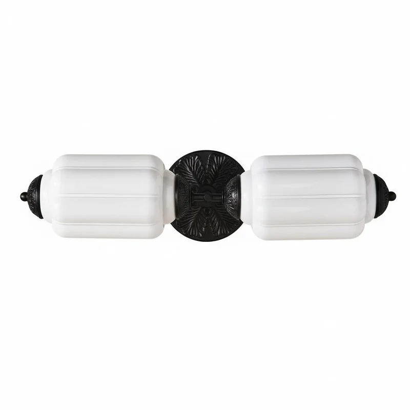 Vintage Glazen Wandlamp Horizontaal Model Eloise Lichtbron voor Woonkamer en Gang | Sansoti