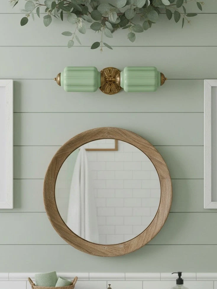 Vintage Glazen Wandlamp Horizontaal Model Eloise Lichtbron voor Woonkamer en Gang | Sansoti