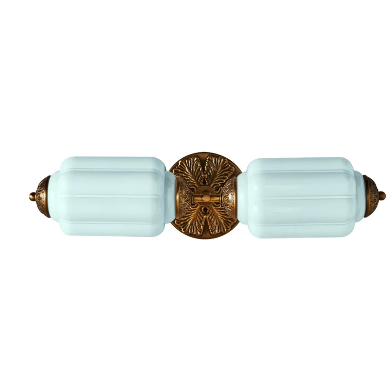 Vintage Glazen Wandlamp Horizontaal Model Eloise Lichtbron voor Woonkamer en Gang | Sansoti