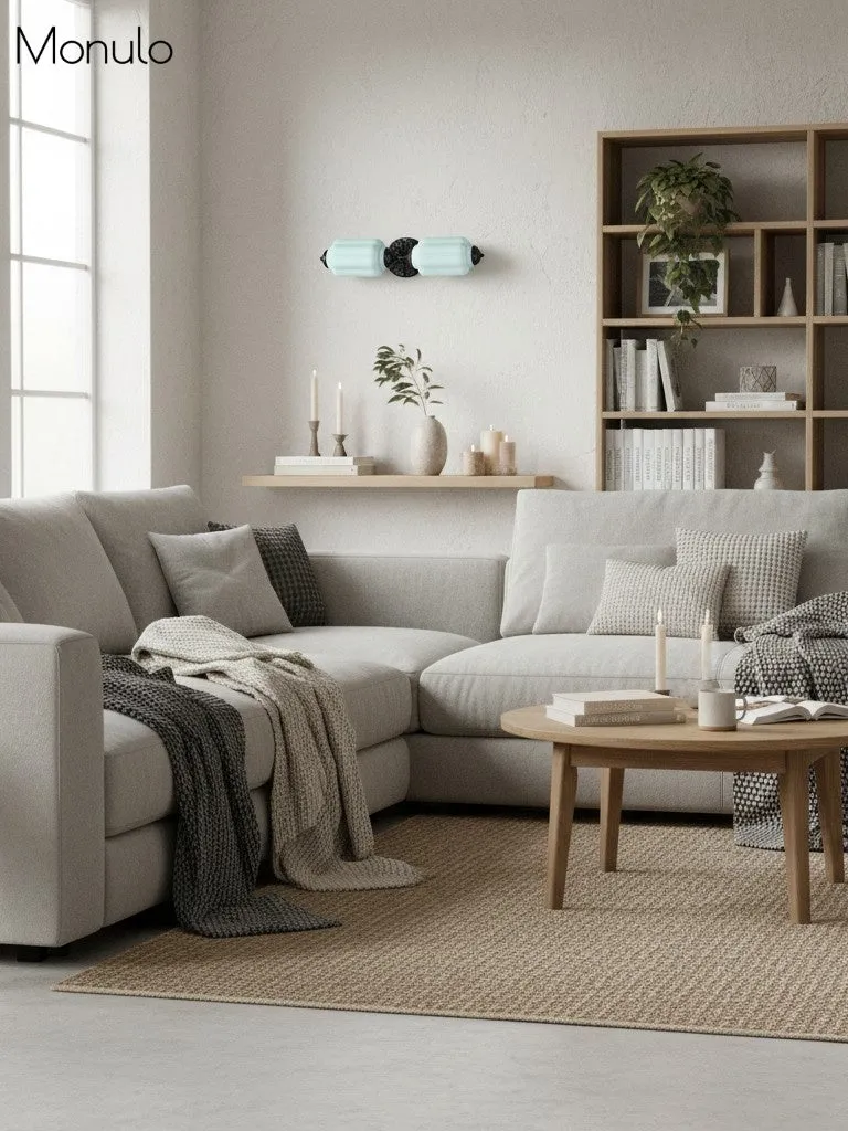 Vintage Glazen Wandlamp Horizontaal Model Eloise Lichtbron voor Woonkamer en Gang | Sansoti