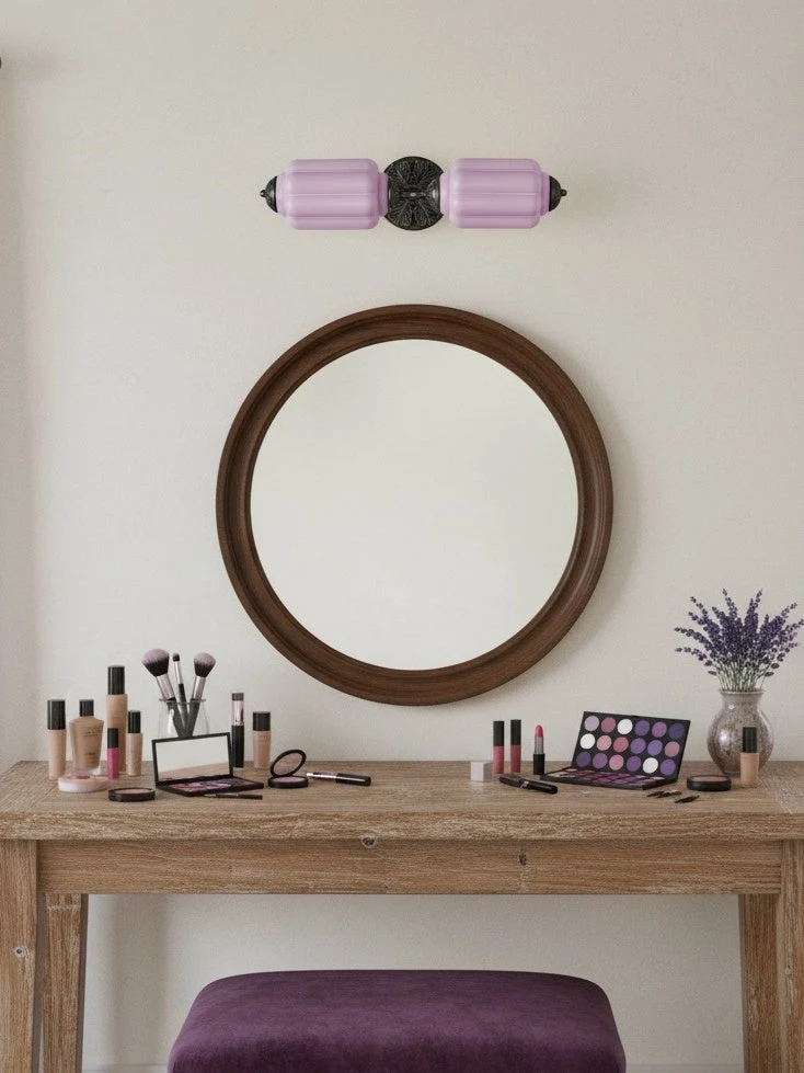 Vintage Glazen Wandlamp Horizontaal Model Eloise Lichtbron voor Woonkamer en Gang | Sansoti
