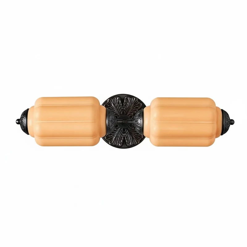 Vintage Glazen Wandlamp Horizontaal Model Eloise Lichtbron voor Woonkamer en Gang | Sansoti