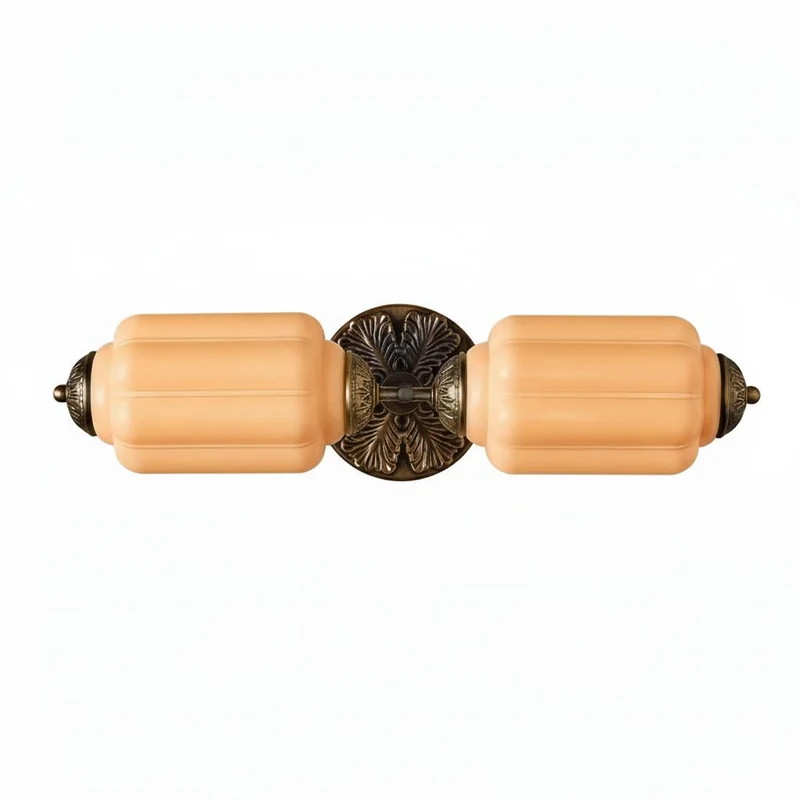 Vintage Glazen Wandlamp Horizontaal Model Eloise Lichtbron voor Woonkamer en Gang | Sansoti