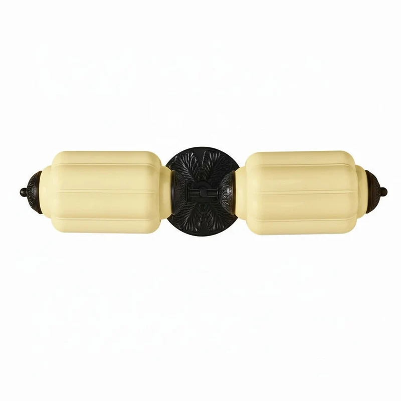Vintage Glazen Wandlamp Horizontaal Model Eloise Lichtbron voor Woonkamer en Gang | Sansoti