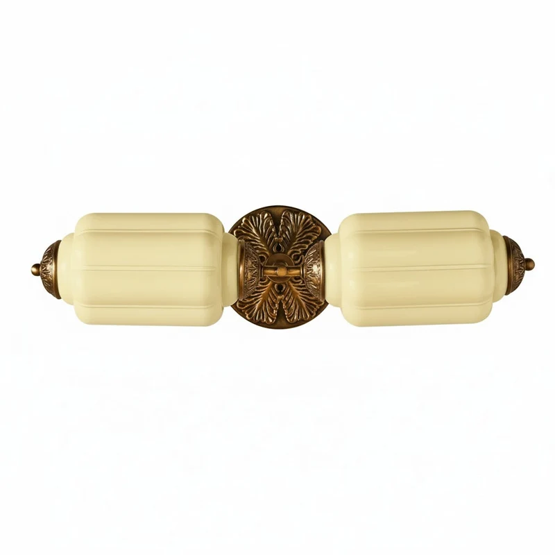 Vintage Glazen Wandlamp Horizontaal Model Eloise Lichtbron voor Woonkamer en Gang | Sansoti