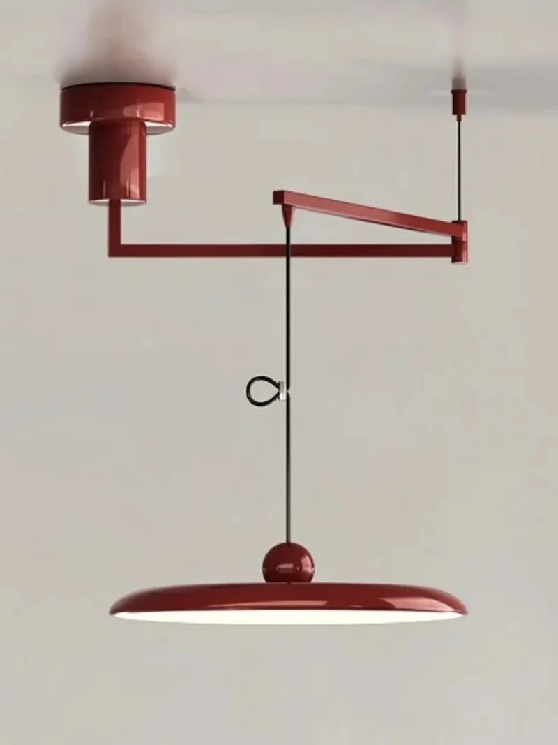 Verstelbare Hanglamp met Zwenkarm – Minimalistische Industriële Verlichting Metaal | Sansoti