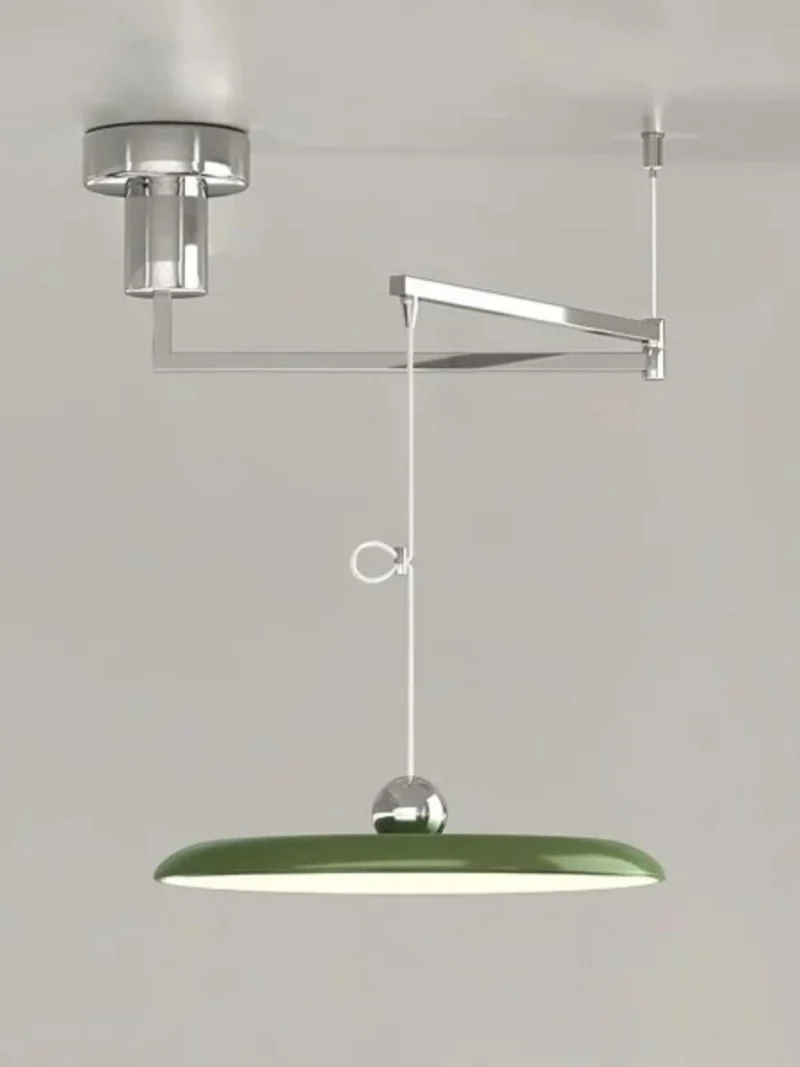 Verstelbare Hanglamp met Zwenkarm – Minimalistische Industriële Verlichting Metaal | Sansoti
