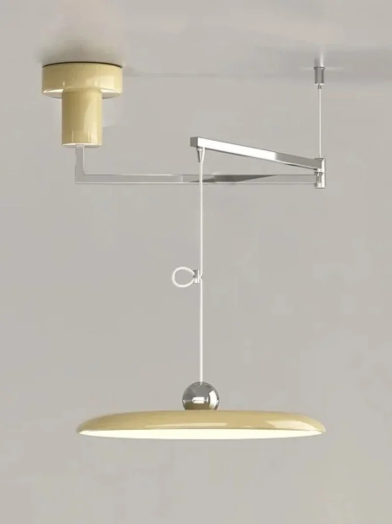 Verstelbare Hanglamp met Zwenkarm – Minimalistische Industriële Verlichting Metaal | Sansoti