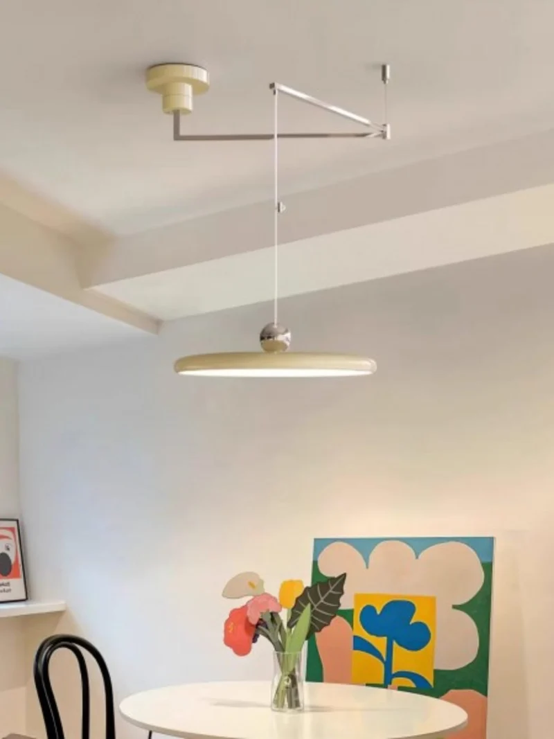 Verstelbare Hanglamp met Zwenkarm – Minimalistische Industriële Verlichting Metaal | Sansoti