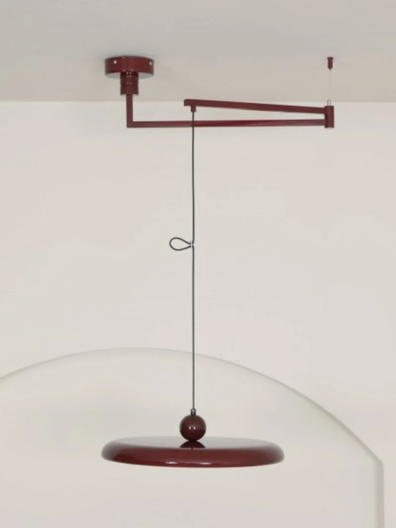 Verstelbare Hanglamp met Zwenkarm – Minimalistische Industriële Verlichting Metaal | Sansoti