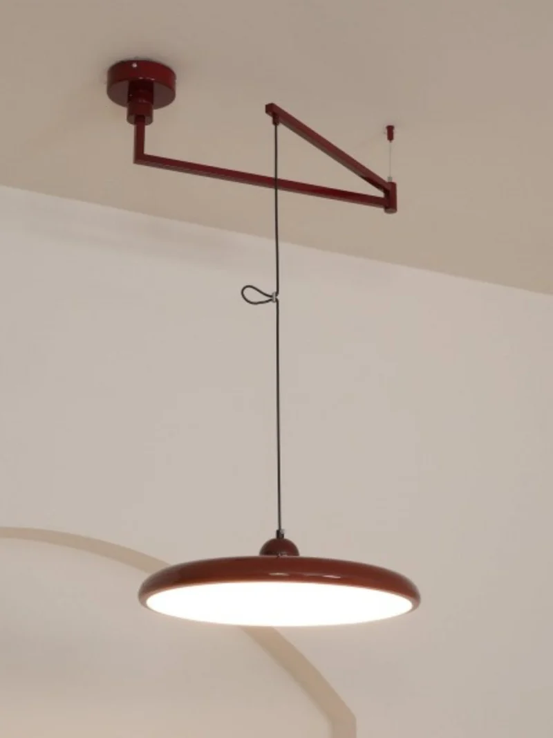 Verstelbare Hanglamp met Zwenkarm – Minimalistische Industriële Verlichting Metaal | Sansoti