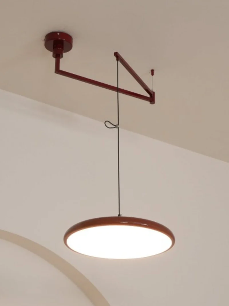 Verstelbare Hanglamp met Zwenkarm – Minimalistische Industriële Verlichting Metaal | Sansoti