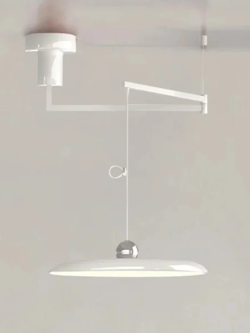 Verstelbare Hanglamp met Zwenkarm – Minimalistische Industriële Verlichting Metaal | Sansoti