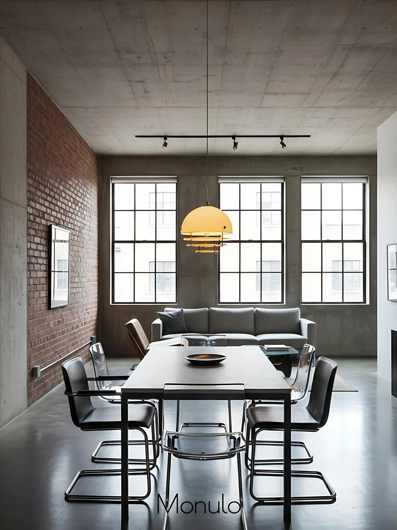 Stijlvolle Hanglamp Bauhaus Design Oranje-Wit Sfeerverlichting voor Moderne Interieurs | Sansoti