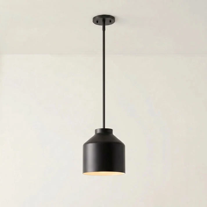 Scandinavische Hanglamp – Moderne Metalen Designlamp in Matte Afwerking – Stijlvolle Pendelverlichting voor Eetkamer Keuken Woonkamer | Sansoti