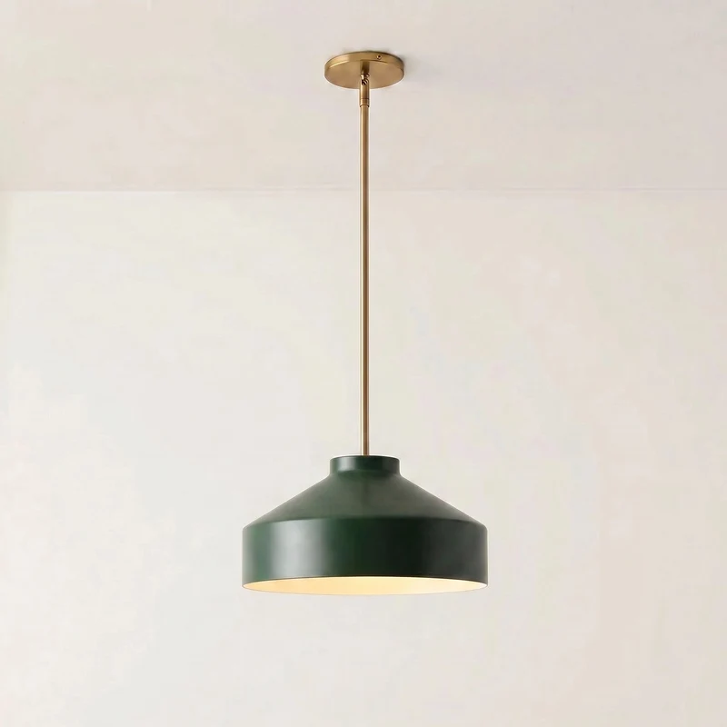 Scandinavische Hanglamp – Moderne Metalen Designlamp in Matte Afwerking – Stijlvolle Pendelverlichting voor Eetkamer Keuken Woonkamer | Sansoti
