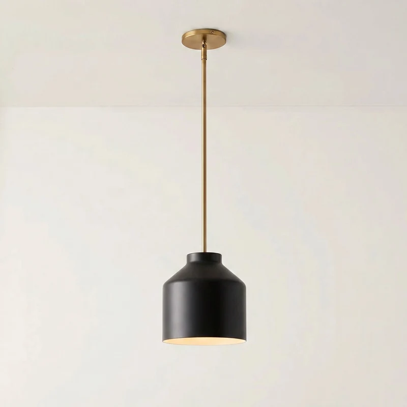 Scandinavische Hanglamp – Moderne Metalen Designlamp in Matte Afwerking – Stijlvolle Pendelverlichting voor Eetkamer Keuken Woonkamer | Sansoti