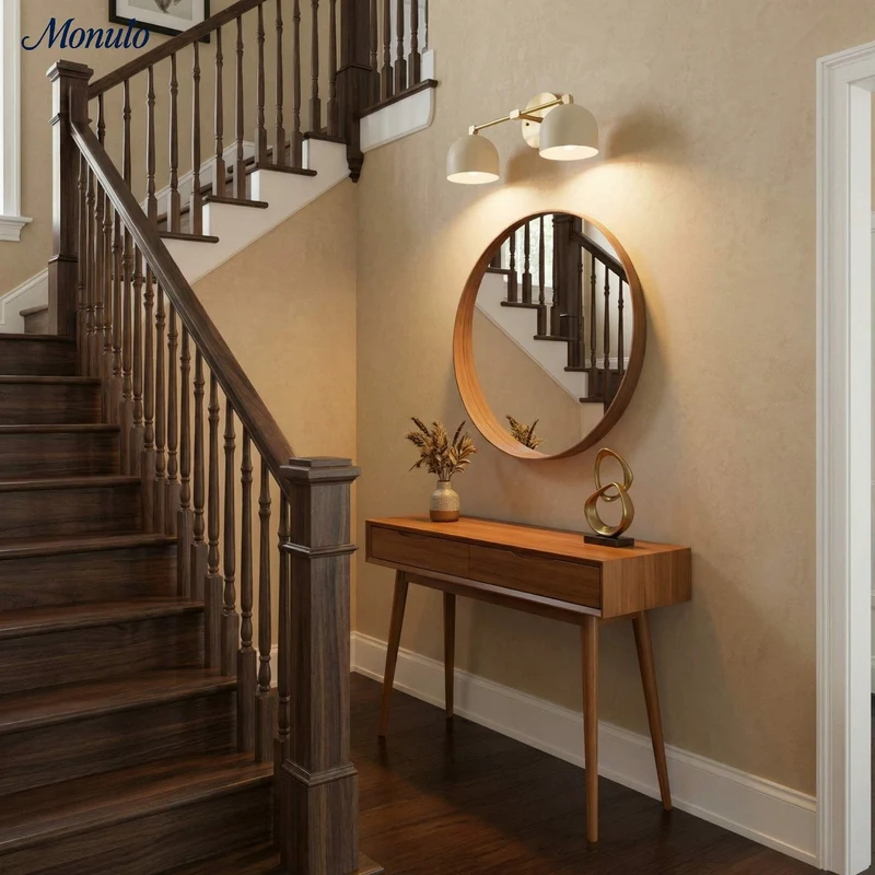 Wandlamp Koepelscherm Mid-Century Retro Design Badkamer Gang | Sansoti