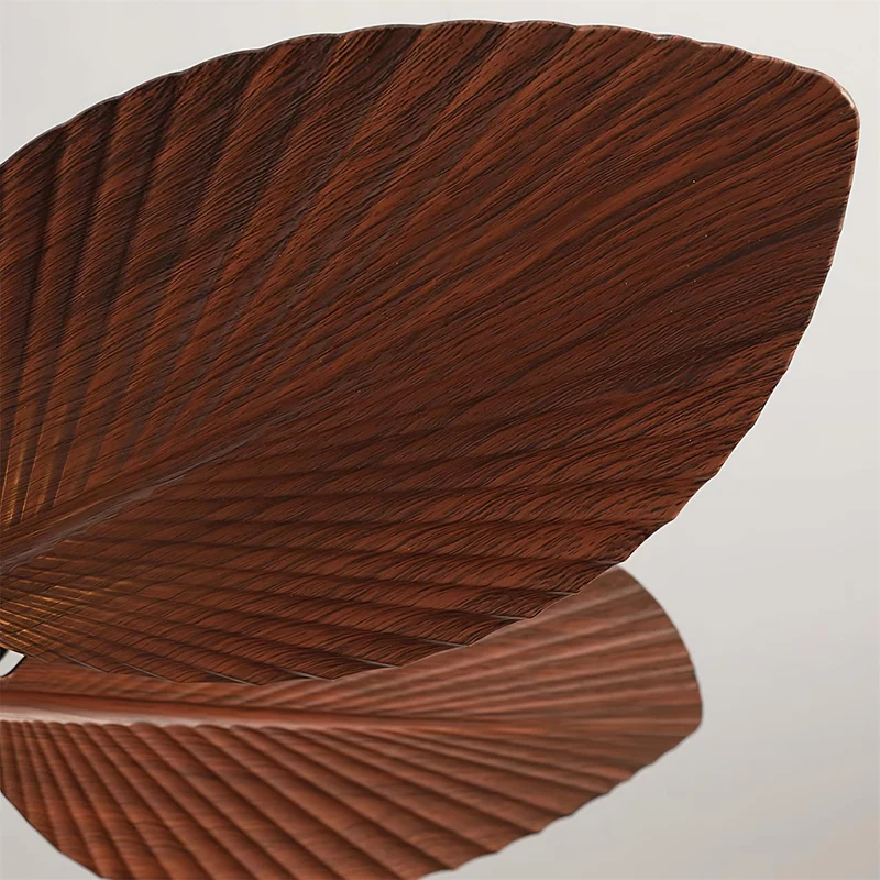 Tropische Plafondventilator met Glazen Verlichting Ø76cm – Ventilator Plafondlamp Afstandsbediening Dimbaar 6 Snelheden Koper Motor voor Slaapkamer Woonkamer | Sansoti