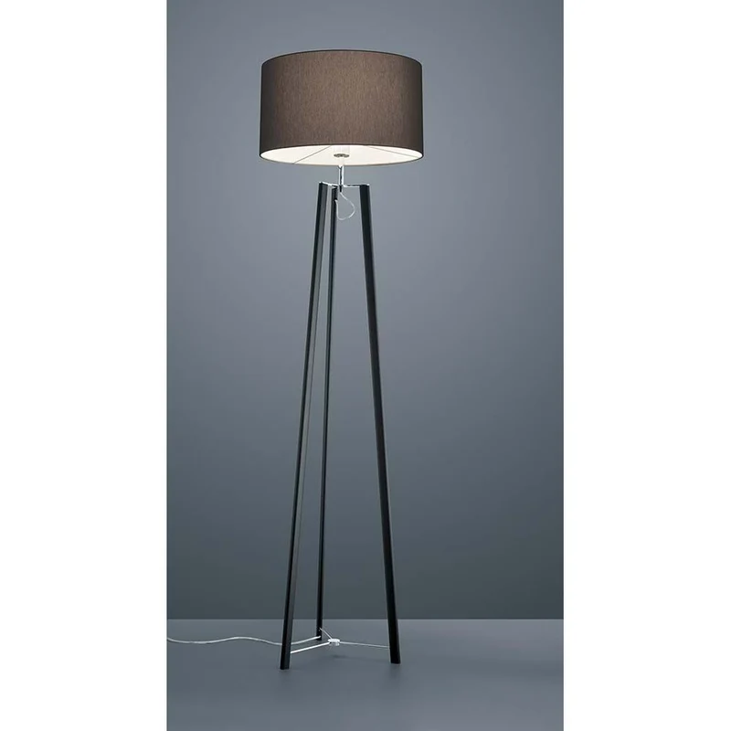 Stehleuchte Certo 168cm Schirm Chintz Anthrazit