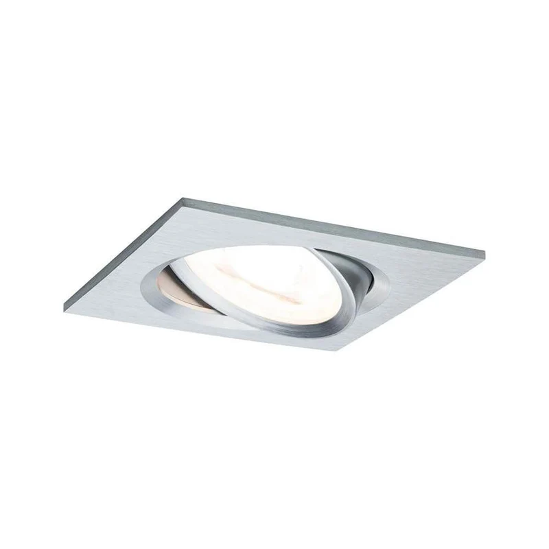 Einbauleuchte Nova eckig schwenkbar LED 3-stepdim 1x 6,5W GU10