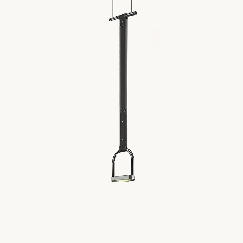 Hanglampen met Leren Riemen Industrieel Design Rustiek Metaal Nikkel voor Eetkamer Keukeneiland | Sansoti