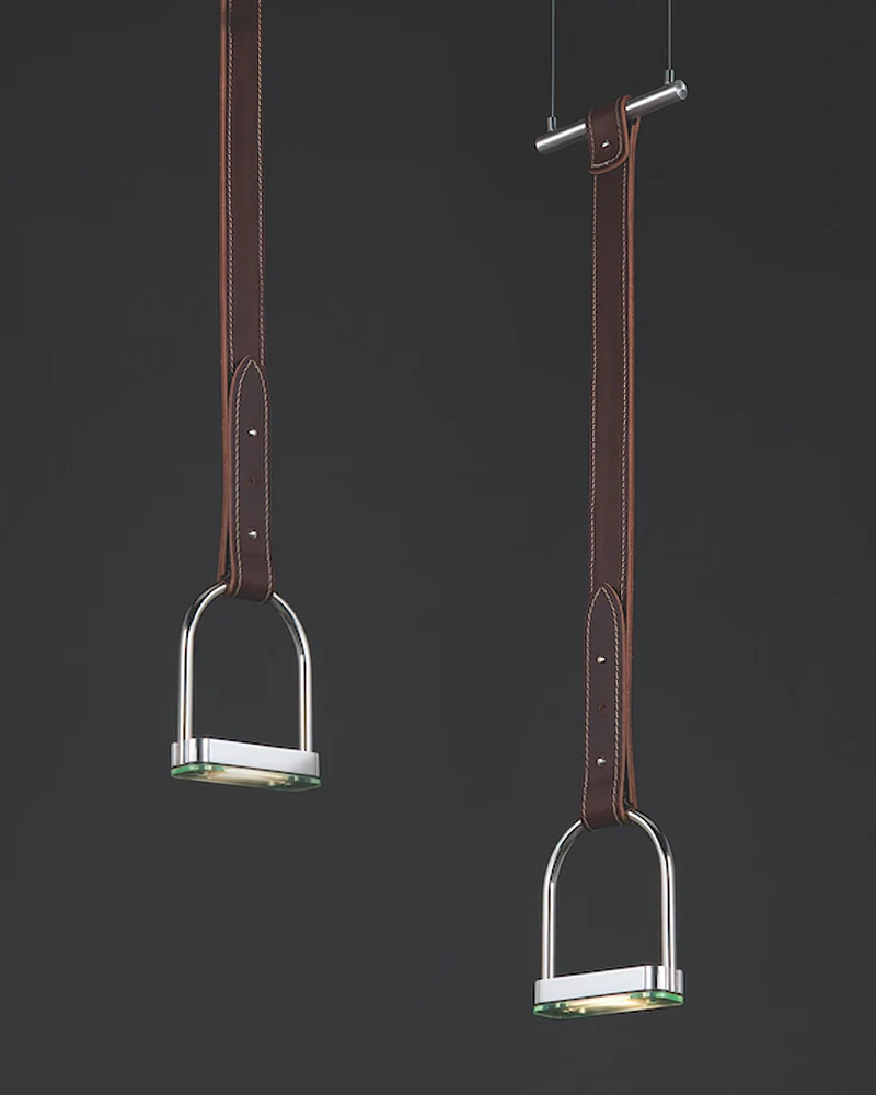 Hanglampen met Leren Riemen Industrieel Design Rustiek Metaal Nikkel voor Eetkamer Keukeneiland | Sansoti