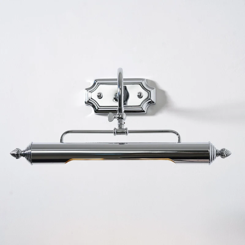 Vellichor Wandlamp met Verstelbare Arm - Zwanenhals Leeslamp voor Schilderijen en Spiegels - Industriële Wandverlichting | Sansoti