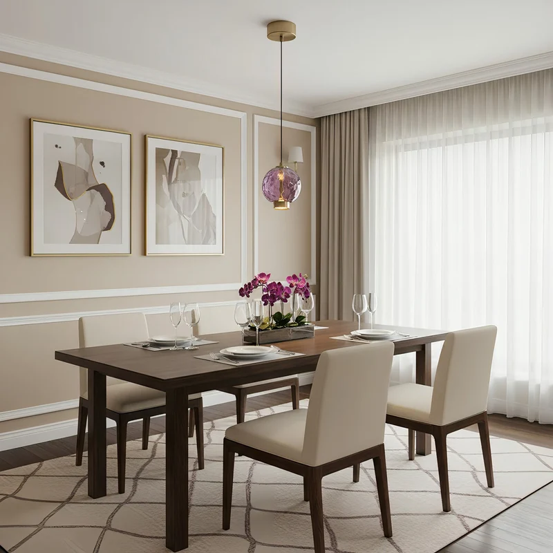 Hanglamp met Gekleurde Glazen Bol – Modern Design voor Eetkamer en Keuken | Sansoti