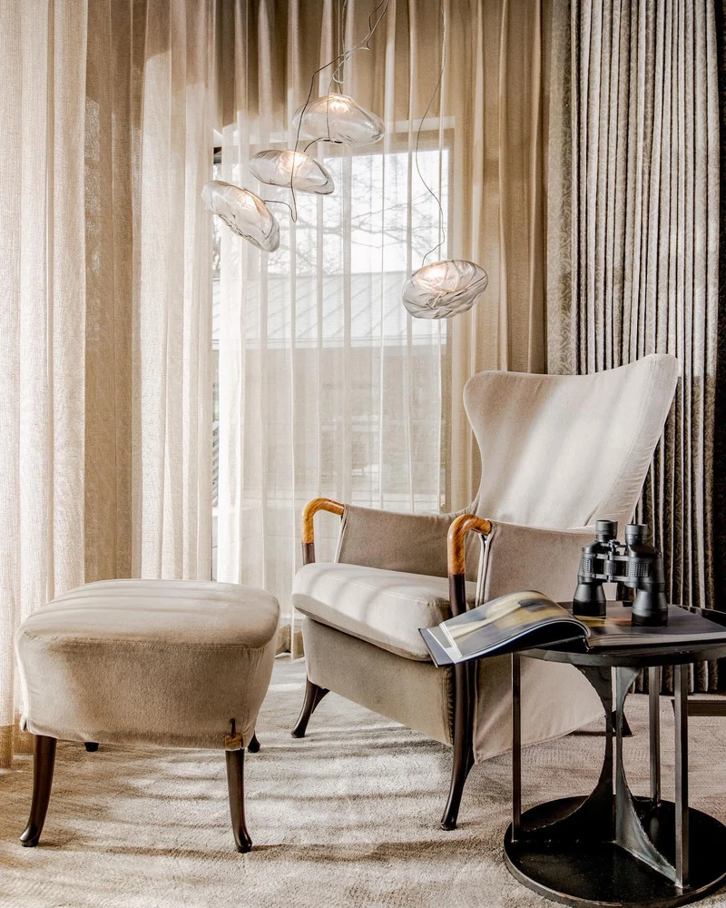 Glazen Hanglamp met Organische Textuur Transparant Rookgrijs Amber | Sansoti