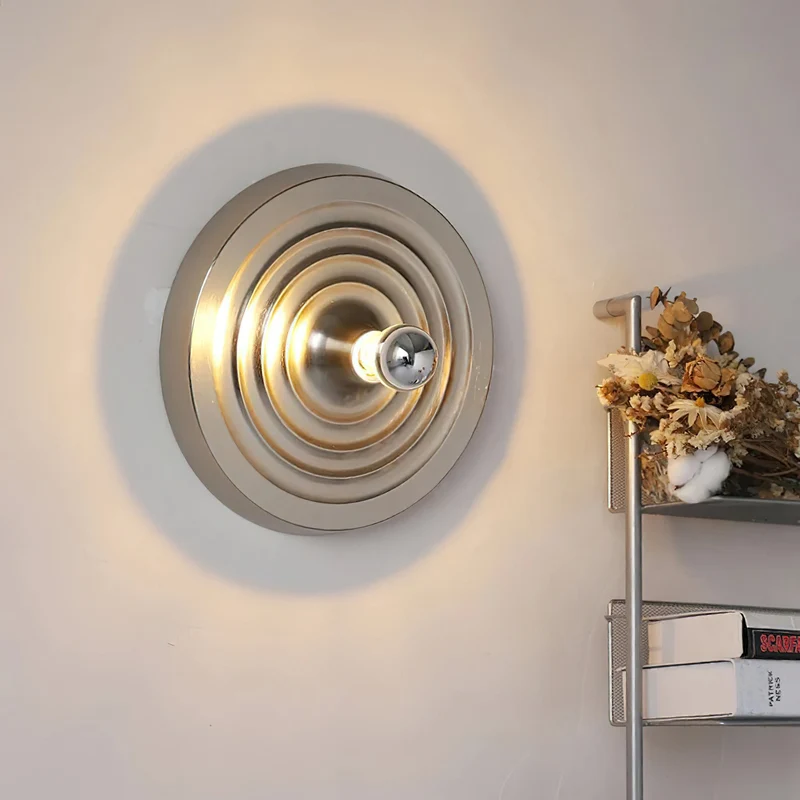 Moderne Disc Wandlamp Ijzer Wit Zwart Oranje Nikkel Messing Plafondlamp Dubbelfunctie Porches Patio Interieur Verlichting | Sansoti