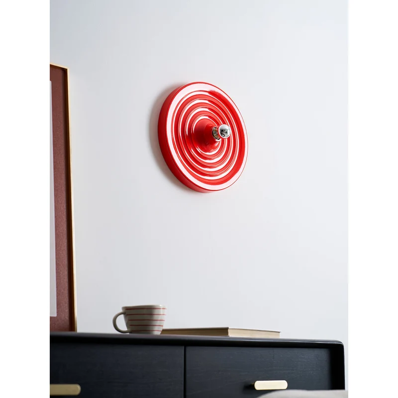 Moderne Disc Wandlamp Ijzer Wit Zwart Oranje Nikkel Messing Plafondlamp Dubbelfunctie Porches Patio Interieur Verlichting | Sansoti