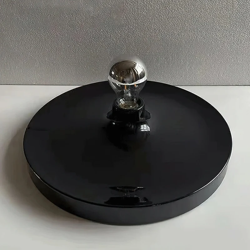 Moderne Disc Wandlamp Ijzer Wit Zwart Oranje Nikkel Messing Plafondlamp Dubbelfunctie Porches Patio Interieur Verlichting | Sansoti