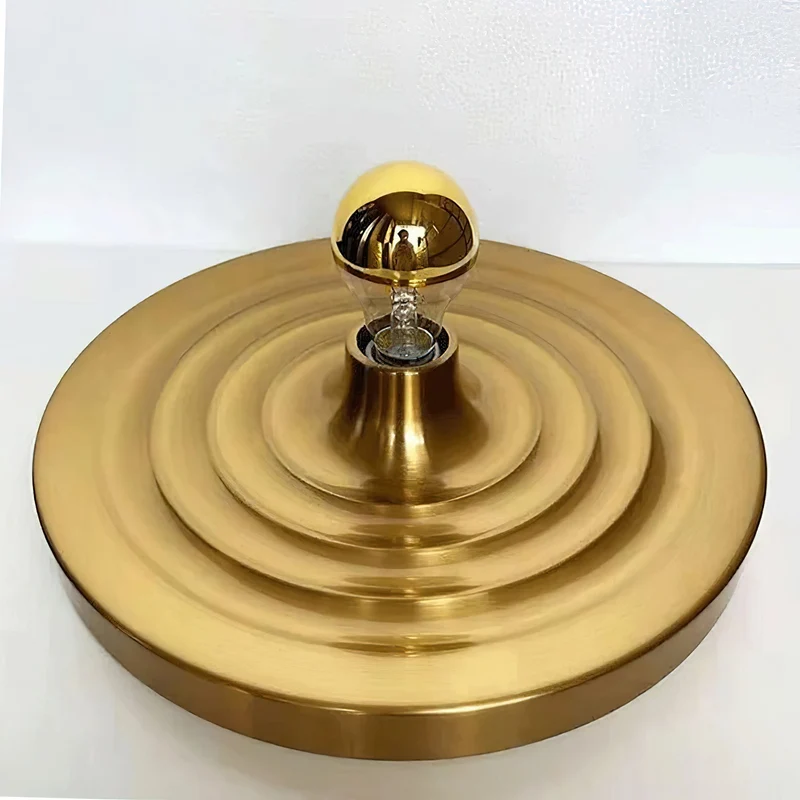 Moderne Disc Wandlamp Ijzer Wit Zwart Oranje Nikkel Messing Plafondlamp Dubbelfunctie Porches Patio Interieur Verlichting | Sansoti