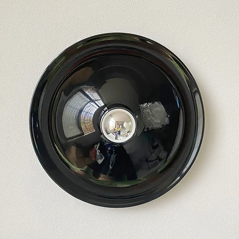 Moderne Disc Wandlamp Ijzer Wit Zwart Oranje Nikkel Messing Plafondlamp Dubbelfunctie Porches Patio Interieur Verlichting | Sansoti