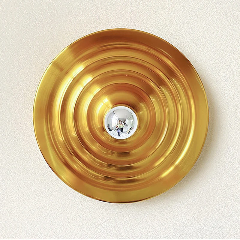 Moderne Disc Wandlamp Ijzer Wit Zwart Oranje Nikkel Messing Plafondlamp Dubbelfunctie Porches Patio Interieur Verlichting | Sansoti