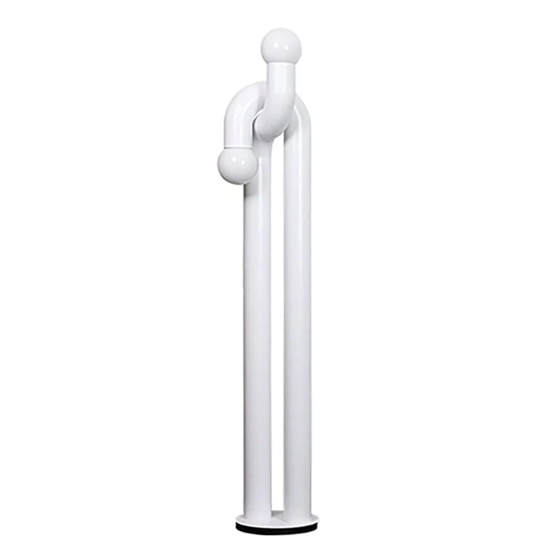 Moderne Staande Boogvorm Lamp met Twee Glazen Bollen – Decoratieve Dubbele Verlichting voor Woonkamer | Sansoti