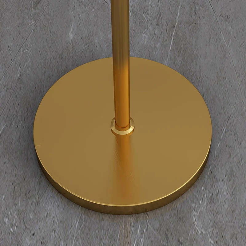 Moderne Staande Lamp met Gouden Arm 88cm | Metalen Design Vloerlamp met Verstelbare Kop | Industriële Staande Leeslamp Woonkamer Slaapkamer | Sansoti