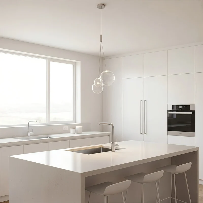 Glazen Hanglamp met Metalen Cluster Bellenbollen Moderne Verlichting | Sansoti