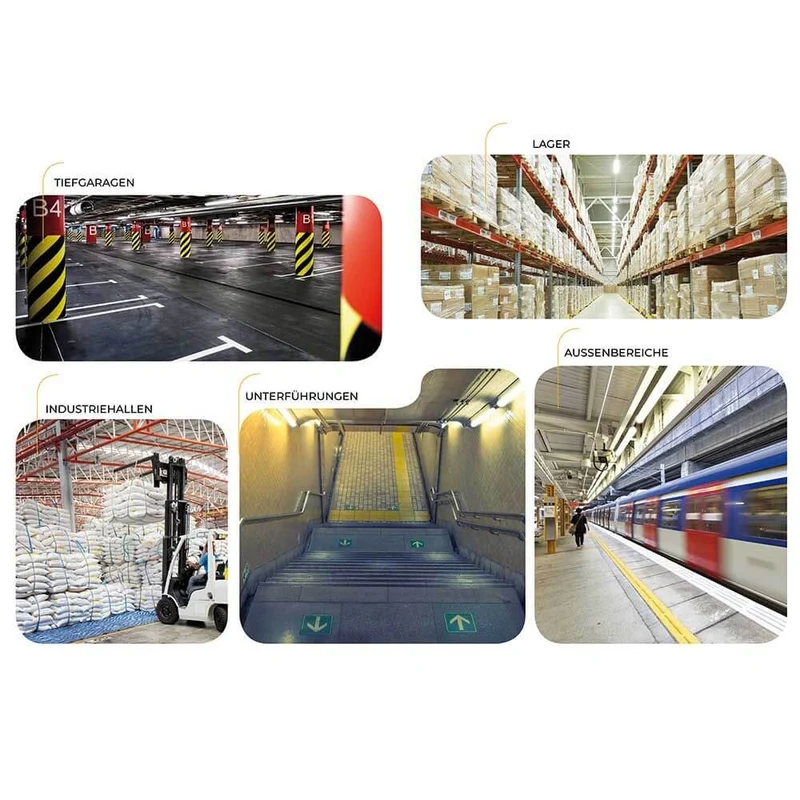 LED Wannenleuchte staubdicht 6400lm 147,5cm IP65