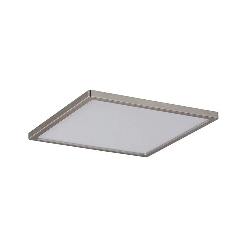 EBL Set Panel Areo eckig IP23 LED 1x12W 3000K Nickel-Matt