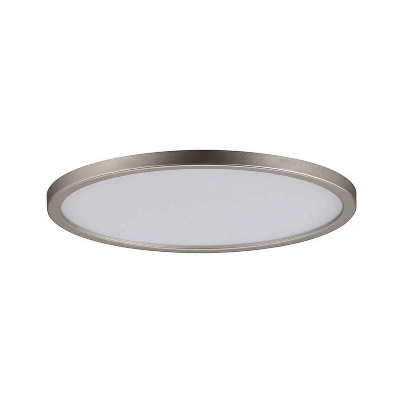 EBL Set Panel Areo rund IP23 LED 1x12W 3000K 180mm Nickel-Matt