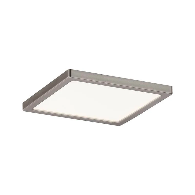 EBL Set Panel Areo eckig dim IP44 1x8W 3000K 120x120mm Nickel-Matt
