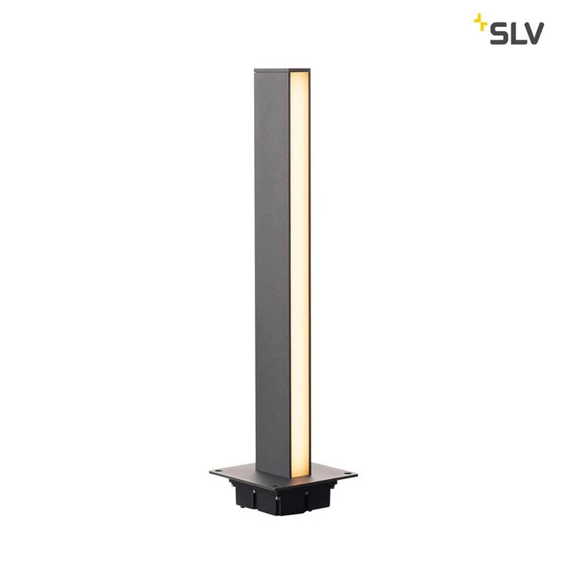 H-Pol Wege- & Standleuchte Zweiflammig LED 3000K Anthrazit 66cm