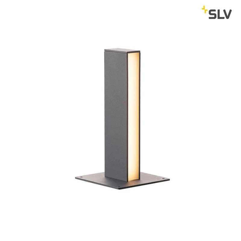 H-Pol Wege- & Standleuchte Einflammig LED 3000K Anthrazit 36cm