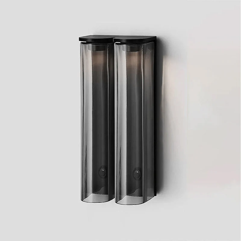 Smalle Buis Wandlamp met Glazen Kap – Moderne Wandverlichting voor Hal en Woonkamer | Sansoti