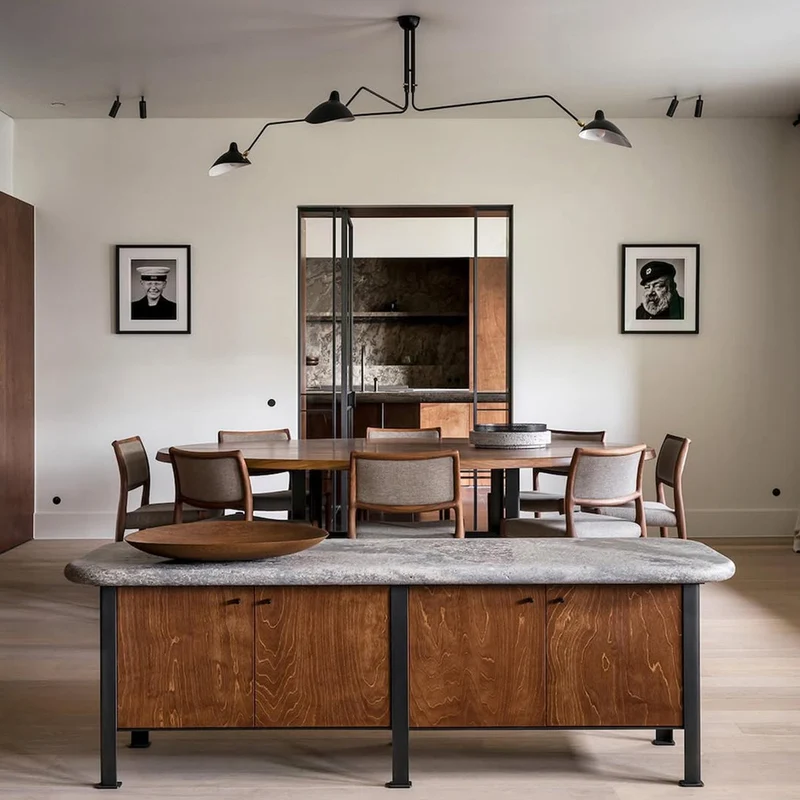 Verstelbare Spinlamp Multi-Arm Plafondlamp Industriële Design Messing Details Zwart Wit Scandinavisch Modern | Sansoti