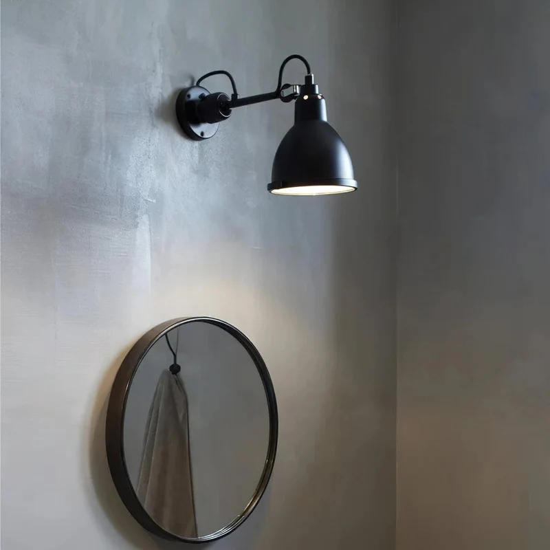 Verstelbare Wandlamp Zwart Mat 15cm Breedte Met Scharnierende Arm Voor Leeshoek Kantoor Werklamp Modern Design | Sansoti