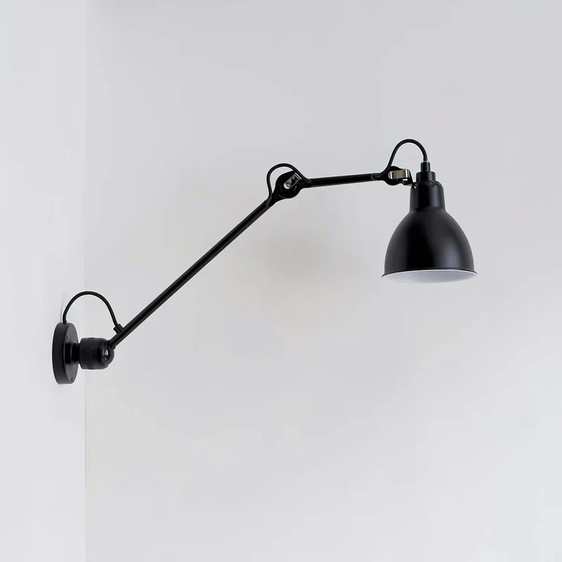 Verstelbare Wandlamp Zwart Mat 15cm Breedte Met Scharnierende Arm Voor Leeshoek Kantoor Werklamp Modern Design | Sansoti